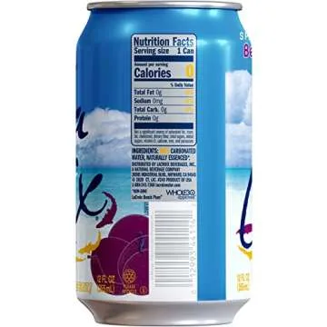 LaCroix Sparkling Water, Beach Plum, 12 Fl Oz (pack of 8)