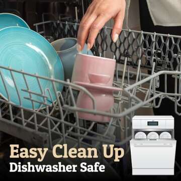 PriorityChef French Butter Crock with Lid, Keep Butter Spreadable & Fresh, Butter Keeper to Leave On Counter, French Butter Dish Perfect for Bread and Toast, Ideal Kitchen Gift, Pink