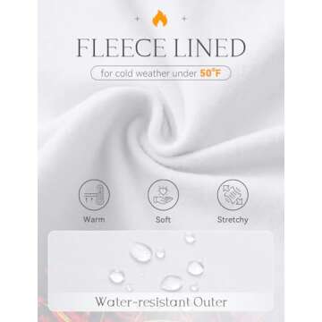 BALEAF Women's Fleece Pullover Jacket Water Resistant Half Zip Thermal Golf Shirts Cold Weather Running Gear Winter