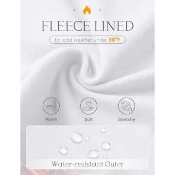 BALEAF Women's Fleece Pullover Jacket Water Resistant Half Zip Thermal Golf Shirts Cold Weather Running Gear Winter