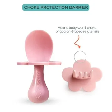 BPA-Free Grabease Toddler Utensils for Safe Self-Feeding