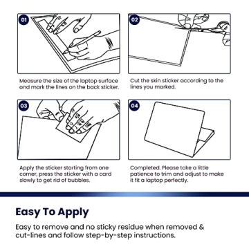 LSS Colorful Books Laptop Skin Cover for HP Dell Lenovo