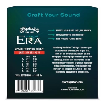 Martin MP540T Era Acoustic Guitar Strings for All Musicians