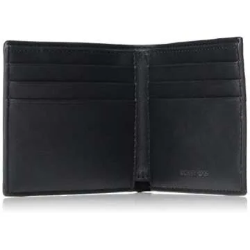 Michael Kors Mens Jet Set Money Piece Canvas Coated Bifold Wallet Black Small