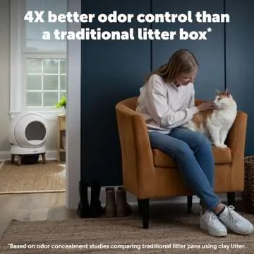 PetSafe ScoopFree SmartSpin Self-Cleaning Cat Litter Box - Advanced Odor Control Technology, App Controlled with Health Monitoring