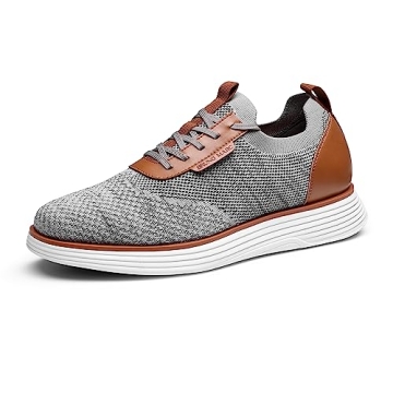 Bruno Marc MaxFlex III Mesh Dress Sneakers - Stylish & Comfortable Grey