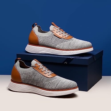 Bruno Marc MaxFlex III Mesh Dress Sneakers Comfortable Grey