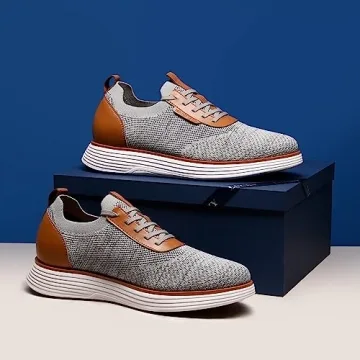 Bruno Marc MaxFlex III Mesh Dress Sneakers Comfortable Grey