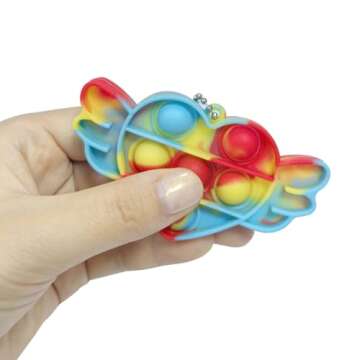 Holydeck Valentines Day Gifts with Heart Pop Fidget Toys