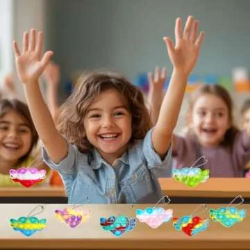 Holydeck Valentines Day Gifts with Heart Pop Fidget Toys