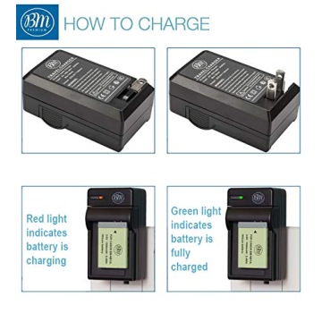 BM Premium 2-Pack NB-13L Batteries Charger Kit for Canon