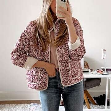 Duyang Women's Cropped Puffer Jacket - Stylish & Lightweight