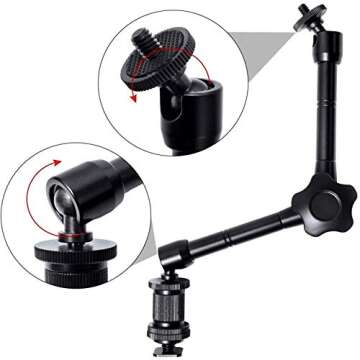 CAMBUY Magic Arm for Cameras & Monitors - Adjustable & Durable