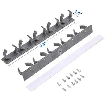 Upgraded Kitchen Spice Rack Organizer - Adhesive Clips & Strips, Holds 20 Jars