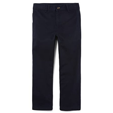 Shop The Children's Place Boys Stretch Chino Pants in New Navy - Size 6
