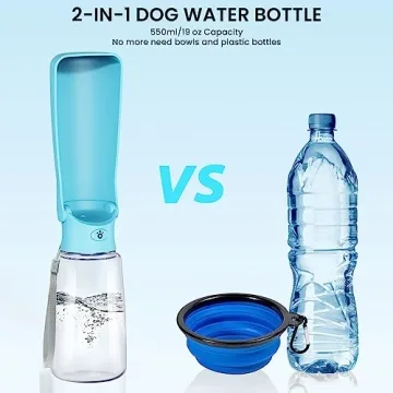 FORWH Portable Leak Proof Dog Water Bottle 19oz - Perfect for Travel