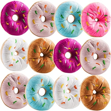 Bedwina Plush Donuts Pack of 12 - Cute Party Favors