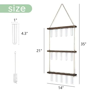 Mkono Plant Propagation Tubes for Elegant Home Decor