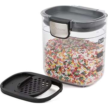 Progressive PKS-401 1.5 Cup Mini Prokeeper+ Airtight Silicone Seal Storage Container Great For Spice...
