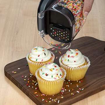 Progressive PKS-401 1.5 Cup Mini Prokeeper+ Airtight Silicone Seal Storage Container Great For Spices & Baking Acessories (2- Piece)