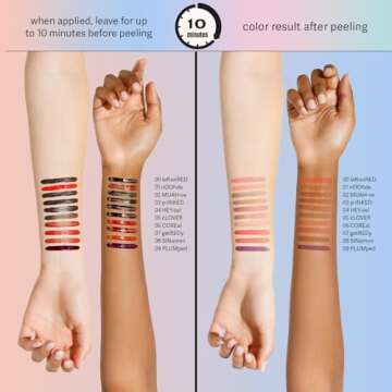 Sacheu Lip Liner Stay-N Peel Off Stain for All Skin Types