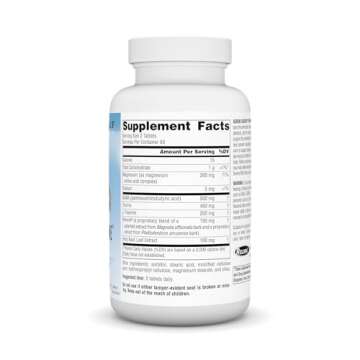 Source Naturals Theanine Serene with Relora, Calm Mind and Body* - 120 Tablets