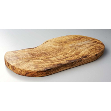 Naturally Med Olive Wood Cutting Board 14 inch for Kitchen