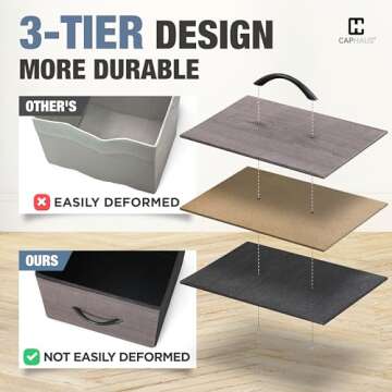 Organized Living with CAPHAUS Fabric Storage Tower