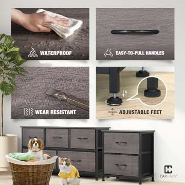 Organized Living with CAPHAUS Fabric Storage Tower