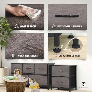 Organized Living with CAPHAUS Fabric Storage Tower