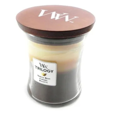 WoodWick Café Sweets Candle: Cozy Aromas & Elegant Design