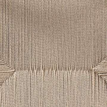 Amazon Brand – Stone & Beam Dining Chair with Arms, 24.8"W, Red Oak, Black Finish