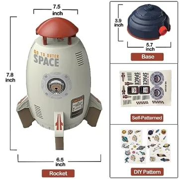 Rocket Sprinkler Water Toy for Summer Fun & Play