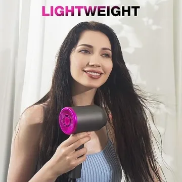 ANIEKIN 1875W Ionic Hair Dryer - Lightweight & Compact