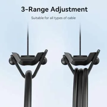 AMVR VR Cable Management System, 6 Packs Ceiling Pulley System for Oculus Quest 3/Quest 2/Rift/Rift S/Valve Index/HTC Vive/Vive Pro/HP Reverb G2/PSVR VR Cord Accessories, VR Link Cable Not Included