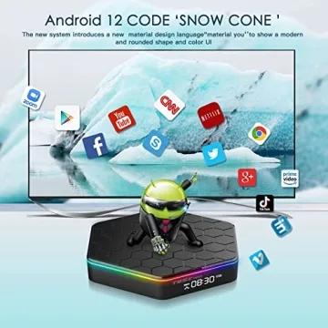 2024 Android 12.0 TV Box with 4GB RAM and 6K Support