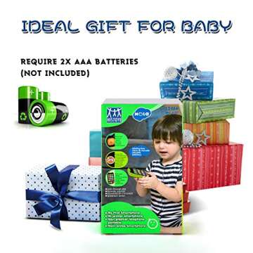 HISTOYE Baby Toy Phone with Music & Lights for Toddlers