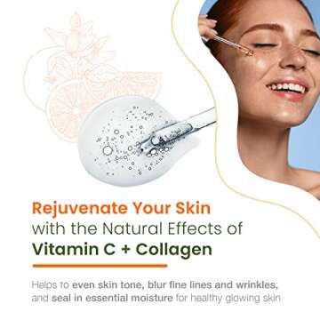 Natural Chemist Vitamin C Serum With Collagen - Dermatologist Tested, Skin Brightening, Anti-Aging, ...