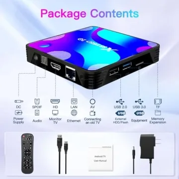 EASYTONE Android TV Box 11.0 - Transform Your TV Experience