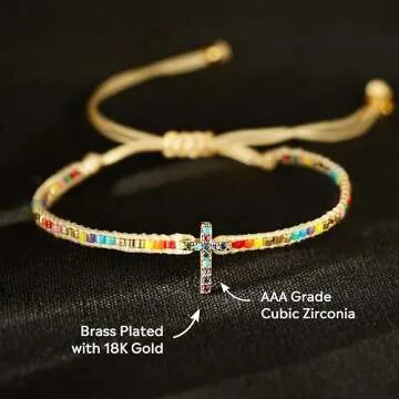 STORYJEWELLERY Cross Bracelet - Elegant Christian Gift