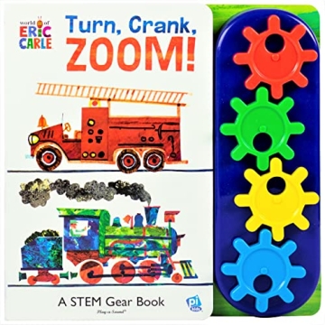 Eric Carle Turn Crank Zoom STEM Sound Book for Kids