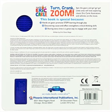 Eric Carle Turn Crank Zoom STEM Sound Book for Kids