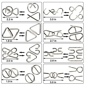 Brain Teasers Puzzles for Kids - 16 Pack Fun