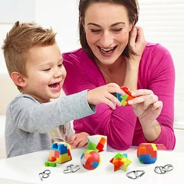 Brain Teasers Puzzles for Kids - 16 Pack Fun