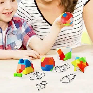 Brain Teasers Puzzles for Kids - 16 Pack Fun