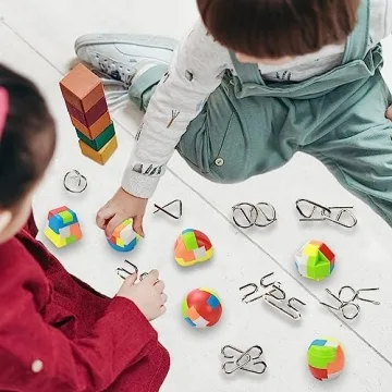 Brain Teasers Puzzles for Kids - 16 Pack Fun