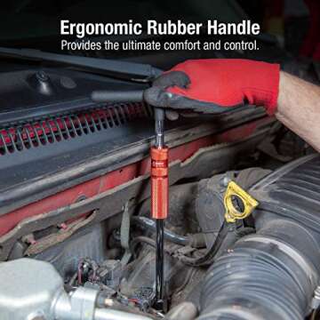 SUNEX TOOLS 9727 1/4-Inch and 3/8-Inch Drive Adjustable T-Handle Speed Wrench Set, 2-Piece