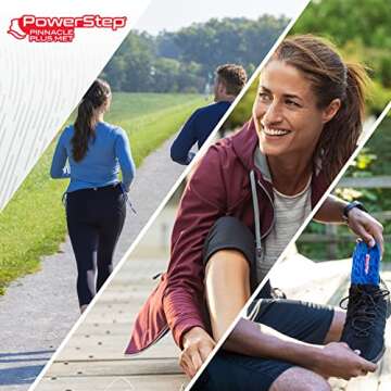 PowerStep Pinnacle Plus Orthotics for Foot Pain Relief