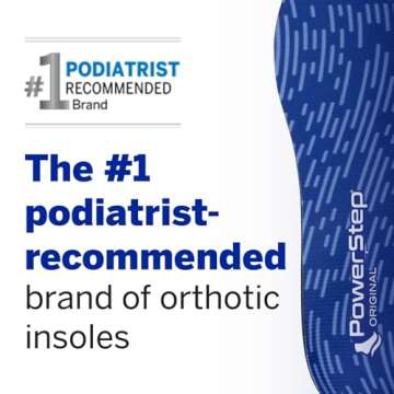 PowerStep Pinnacle Plus Orthotics for Foot Pain Relief