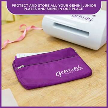 Gemini Junior Accessories-Purple 6"x 9" Plate Storage Bag, 6-Inch x 8.9-Inch